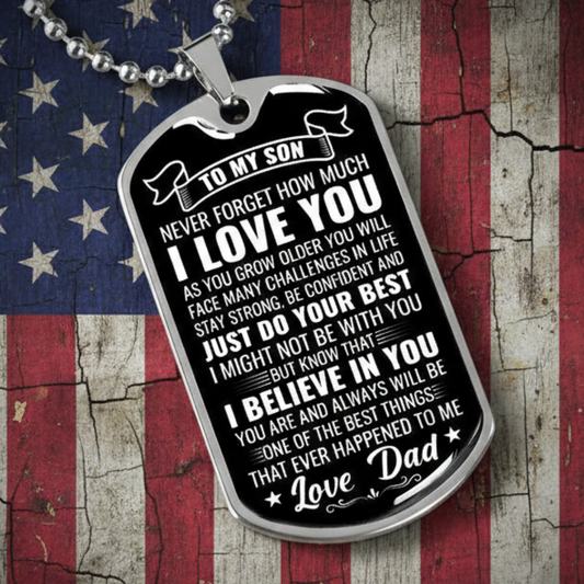 Son - Just Do Your Best - Love Dad - INCLUDES FREE SHIPPING