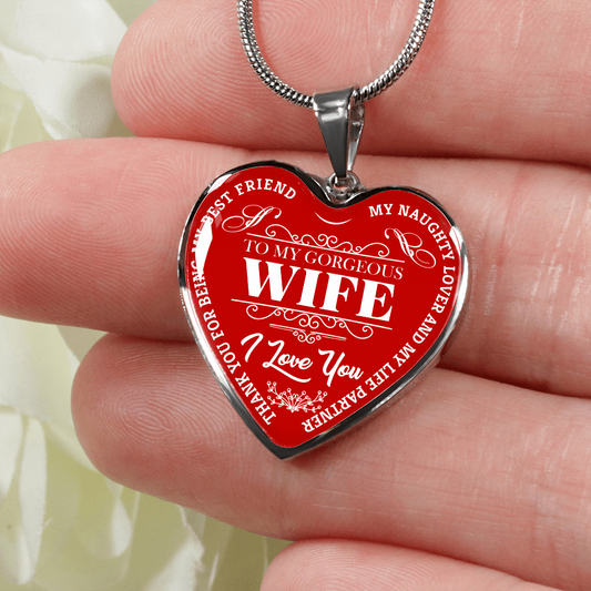 To My Gorgeous Wife - Red