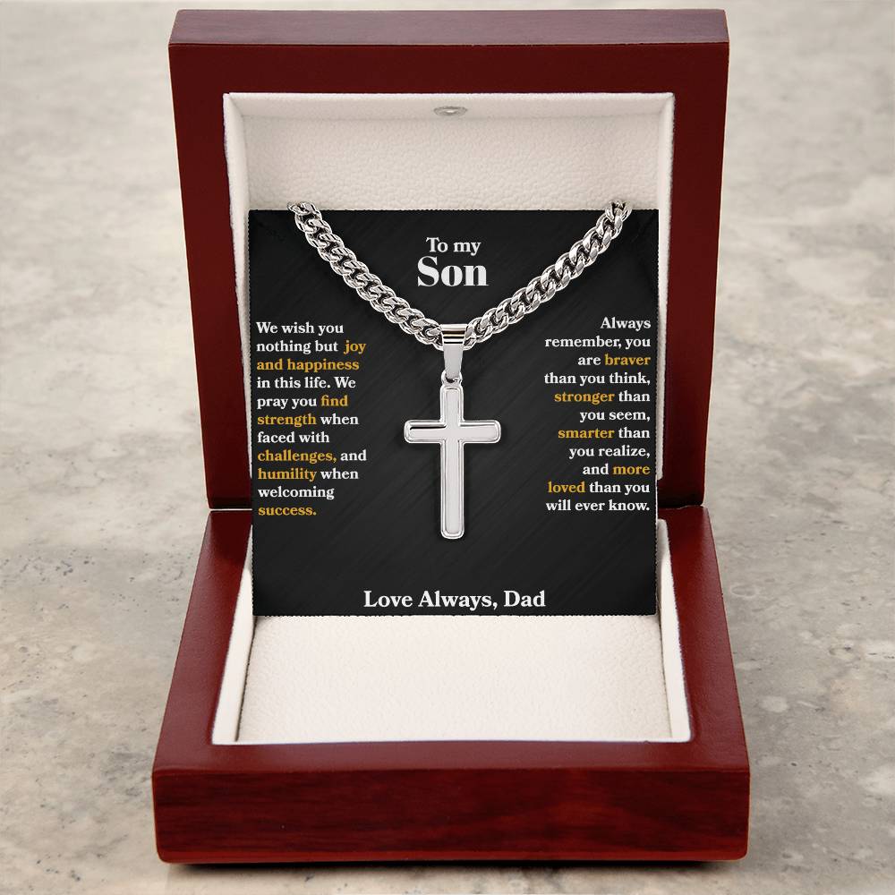 Son - We Wish You Nothing But Joy - Love Dad