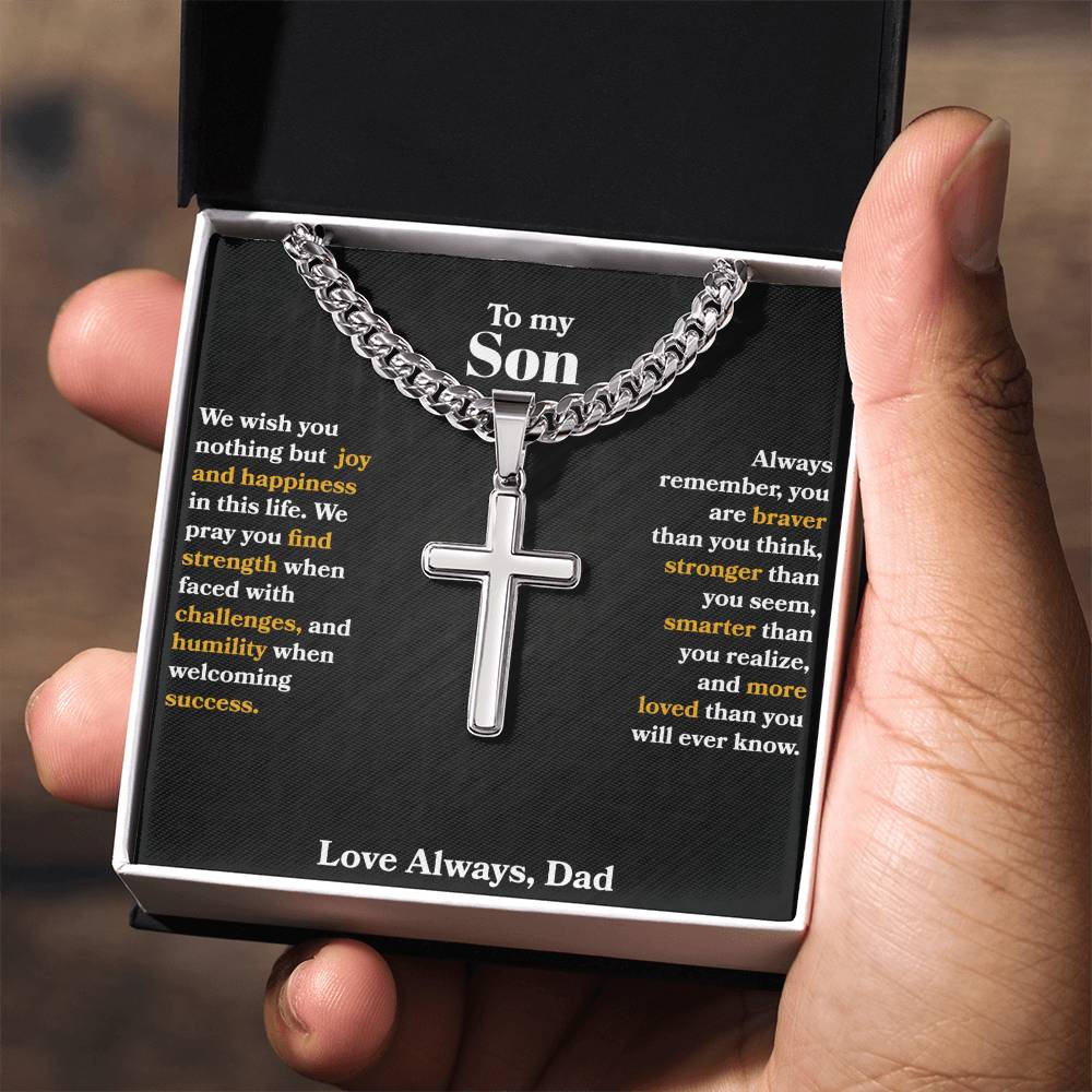 Son - We Wish You Nothing But Joy - Love Dad