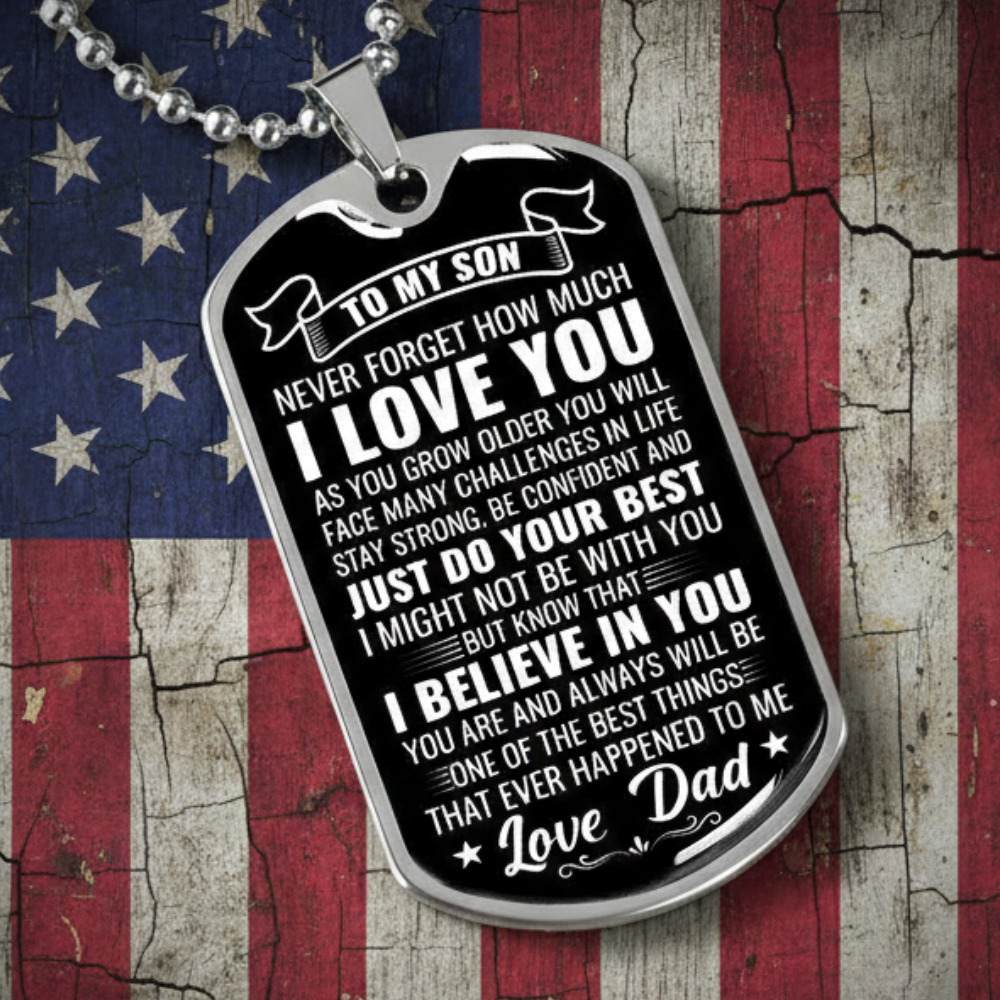 Son - Just Do Your Best - Love Dad -  INCLUDES FREE SHIPPING